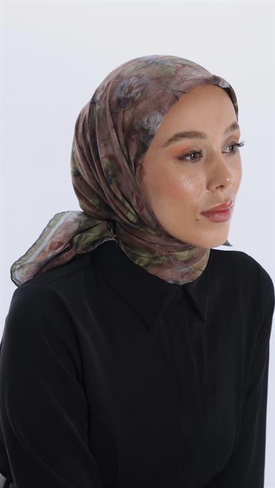 ROSEVELLE DESEN EŞARP SÜTLÜ KAHVE-2