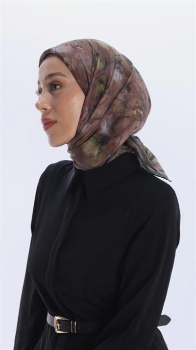 ROSEVELLE DESEN EŞARP SÜTLÜ KAHVE-2