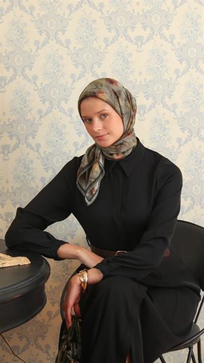 ROSEVELLE DESEN EŞARP YEŞİL-10