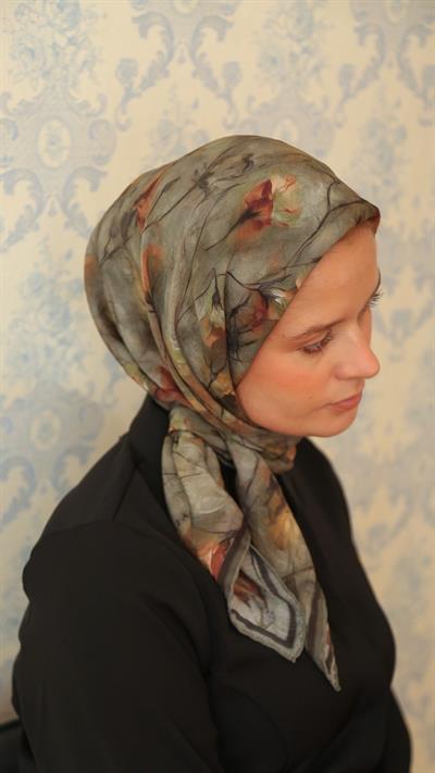 ROSEVELLE DESEN EŞARP YEŞİL-10