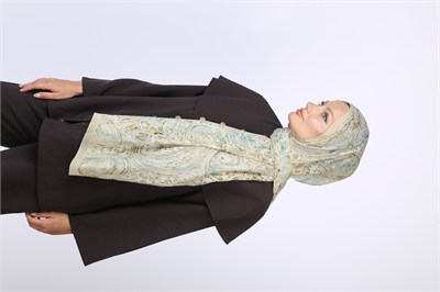 SADA DESEN ŞAL-AÇIK SARI