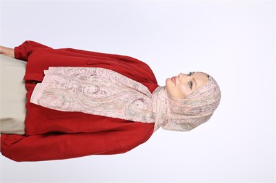 SADA DESEN ŞAL-PEMBE
