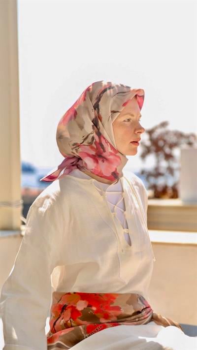 SAKURA DESEN EŞARP MÜRDÜM-2