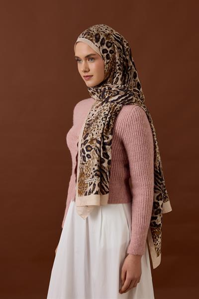 SAVANNA DESEN ŞAL-BEJ-1