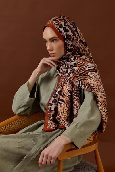 SAVANNA DESEN ŞAL-KİREMİT-2