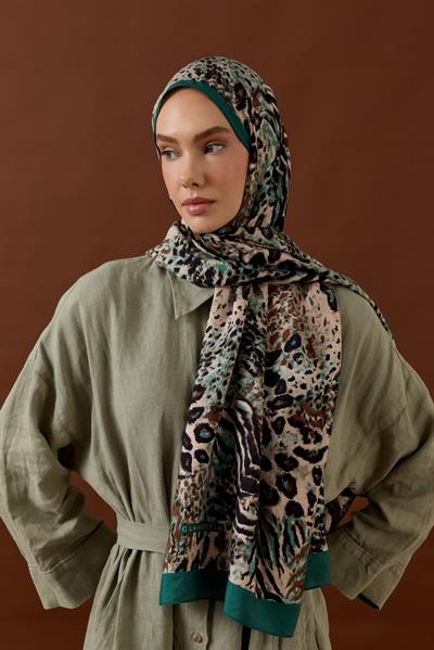 SAVANNA DESEN ŞAL-YEŞİL-5