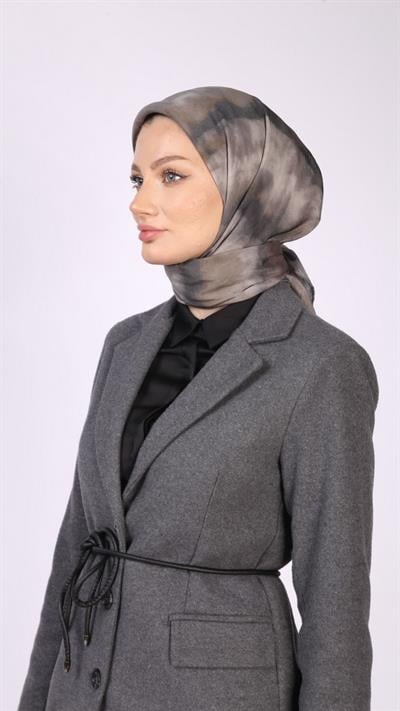SERENA DESEN EŞARP GRİ