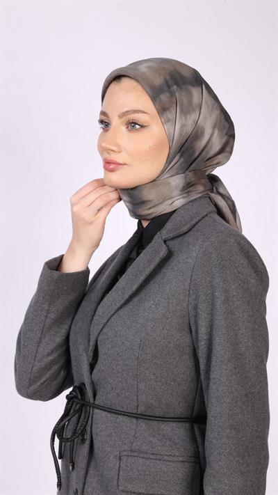 SERENA DESEN EŞARP GRİ