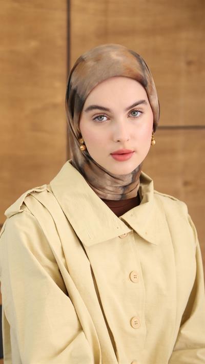 SERENA DESEN EŞARP TABA
