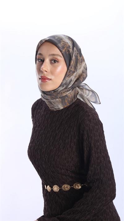 SİONA DESEN EŞARP ACI KAHVE-3