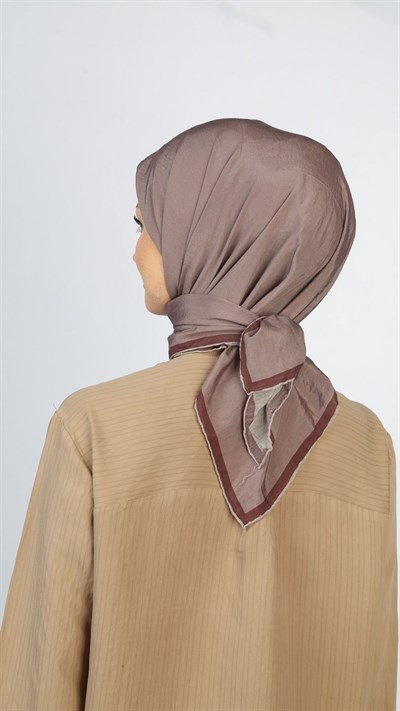 SOFT FRAME DESEN EŞARP AÇIK LİLA