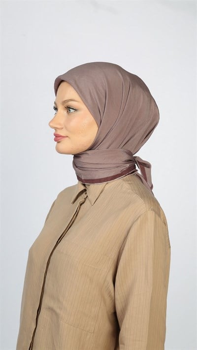SOFT FRAME DESEN EŞARP AÇIK LİLA