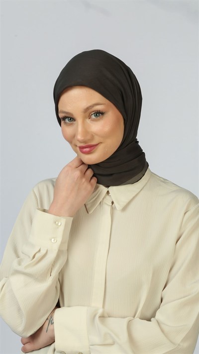 SOFT FRAME DESEN EŞARP ANTRASİT