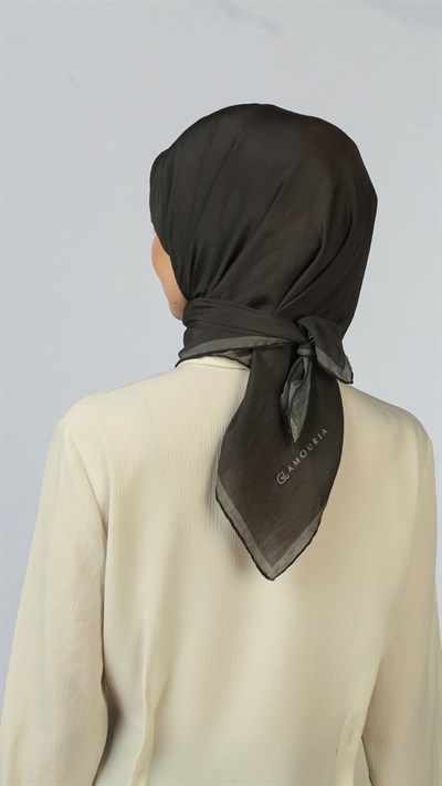 SOFT FRAME DESEN EŞARP ANTRASİT