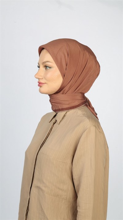 SOFT FRAME DESEN EŞARP CARAMEL