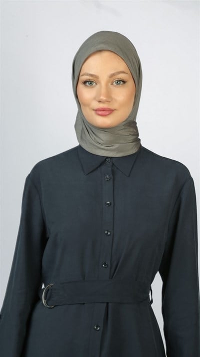 SOFT FRAME DESEN EŞARP GRİ