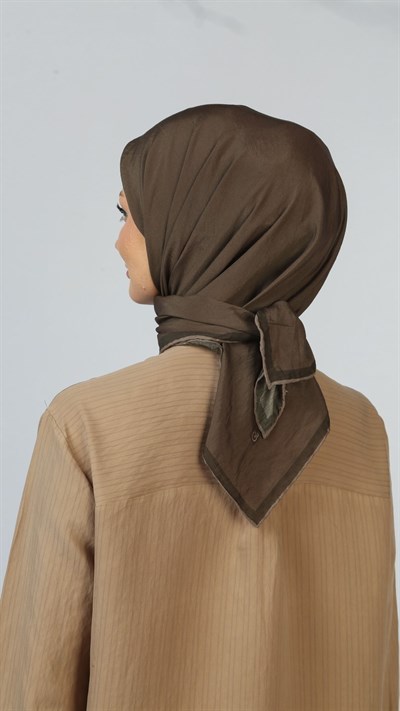 SOFT FRAME DESEN EŞARP KAKAO