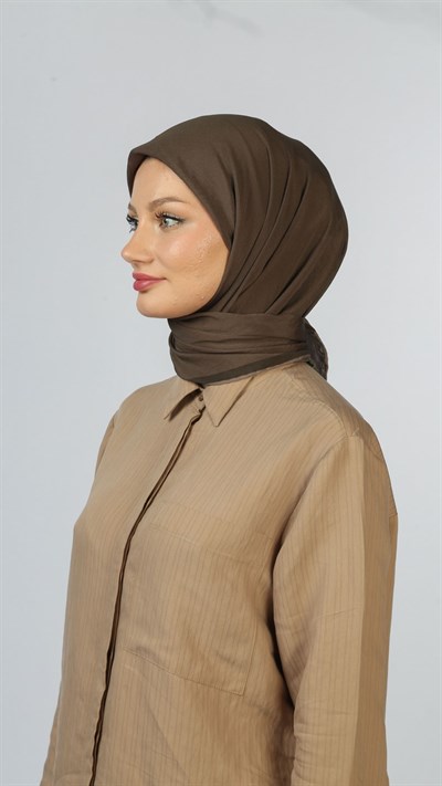 SOFT FRAME DESEN EŞARP KAKAO