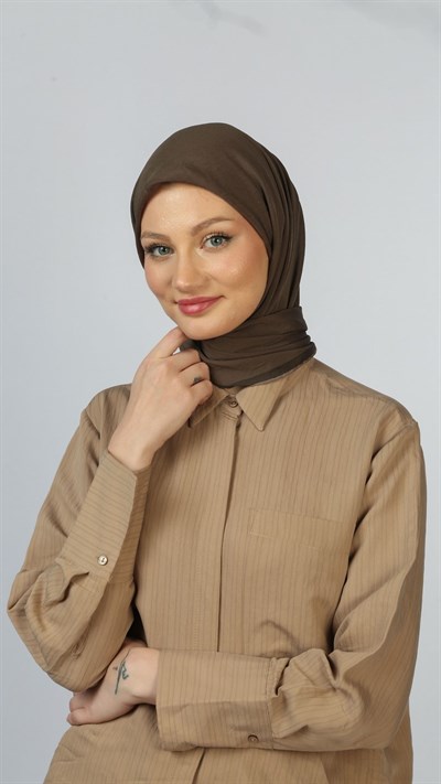 SOFT FRAME DESEN EŞARP KAKAO