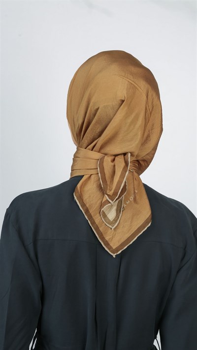 SOFT FRAME DESEN EŞARP SARI