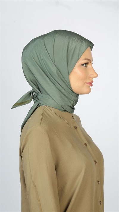 SOFT FRAME DESEN EŞARP SU YEŞİL