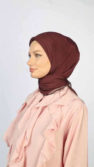 SOFT FRAME DESEN EŞARP VİŞNE