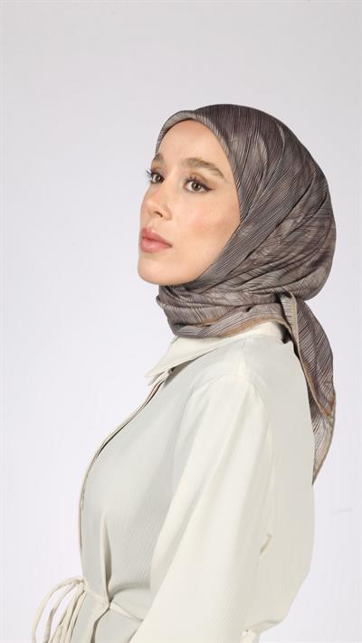 SOLARA DESEN EŞARP SARI