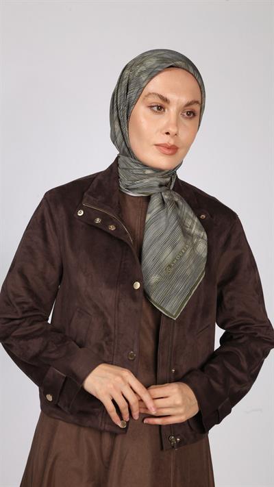 SOLARA DESEN EŞARP YEŞİL