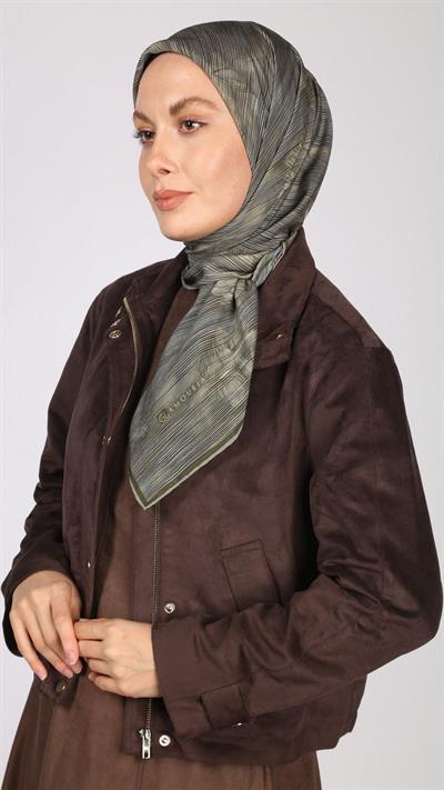 SOLARA DESEN EŞARP YEŞİL
