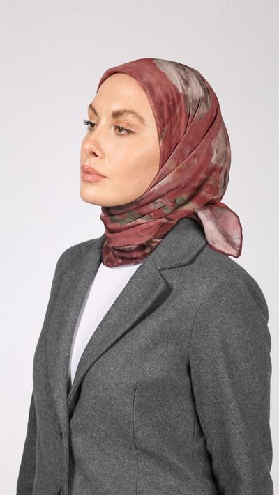 SOREL DESEN EŞARP BORDO