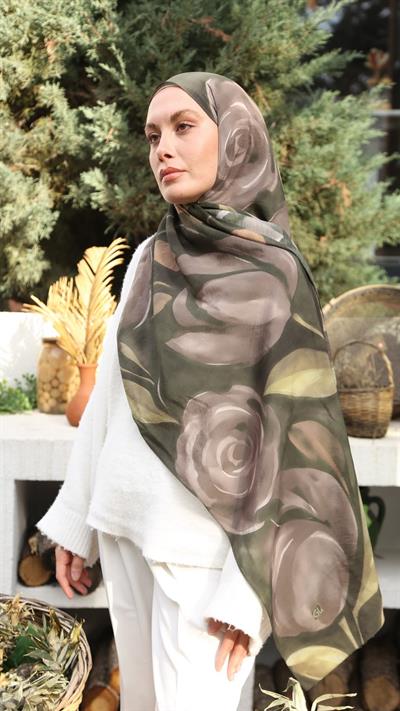 VALERIA DESEN ŞAL YEŞİL