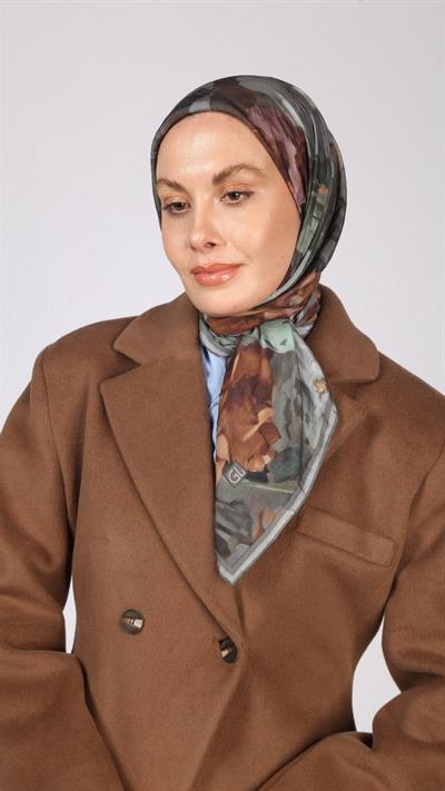 VELMORA DESEN EŞARP GRİ