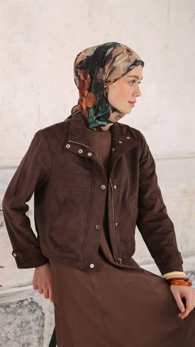 VELMORA DESEN EŞARP SİYAH