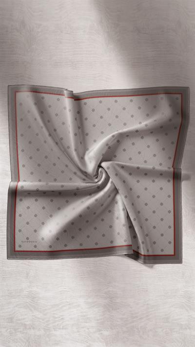 VELORA DESEN EŞARP GRİ-7