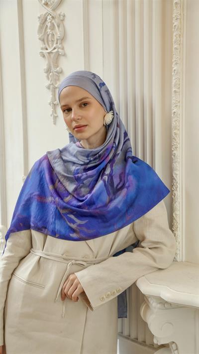 VESPERA DESEN ŞAL SAKS-2