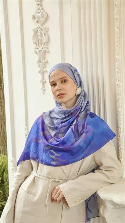 VESPERA DESEN ŞAL SAKS-2