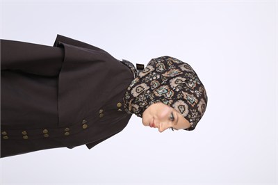 Vina Desen Eşarp Siyah