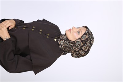 Vina Desen Eşarp Siyah