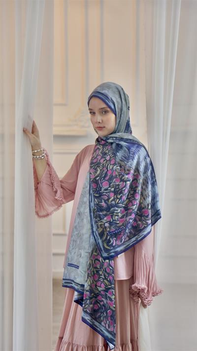VINSA DESEN ŞAL LACİVERT-7