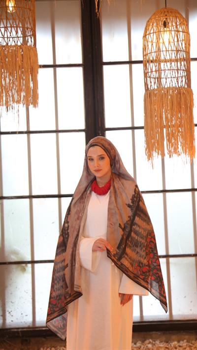 VINSA DESEN ŞAL SİYAH-5