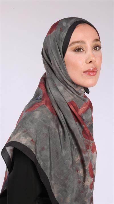 ZENA DESEN ŞAL SİYAH