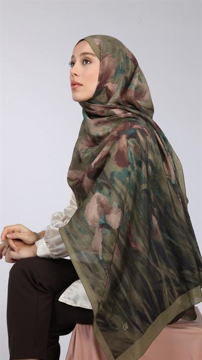 ZENA DESEN ŞAL YEŞİL