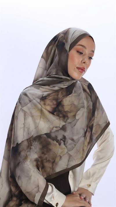 WHİSPER DESEN ŞAL YEŞİL-4