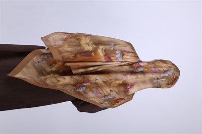 Wildflower Desen Şal-Açık Kahve