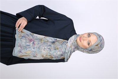 YUKA DESEN ŞAL-AÇIK MAVİ