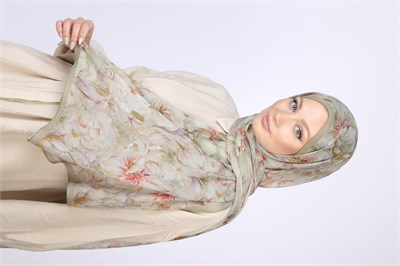 YUKA DESEN ŞAL-PASTEL YEŞİL