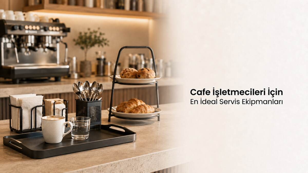 Cafe İşletmecileri İçin En İdeal Servis Ekipmanları