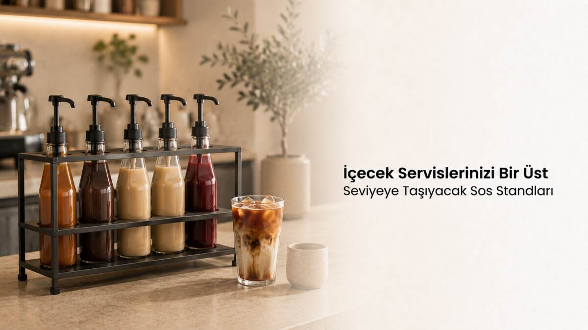 İçecek Servislerinizi Bir Üst Seviyeye Taşıyacak Sos Standları