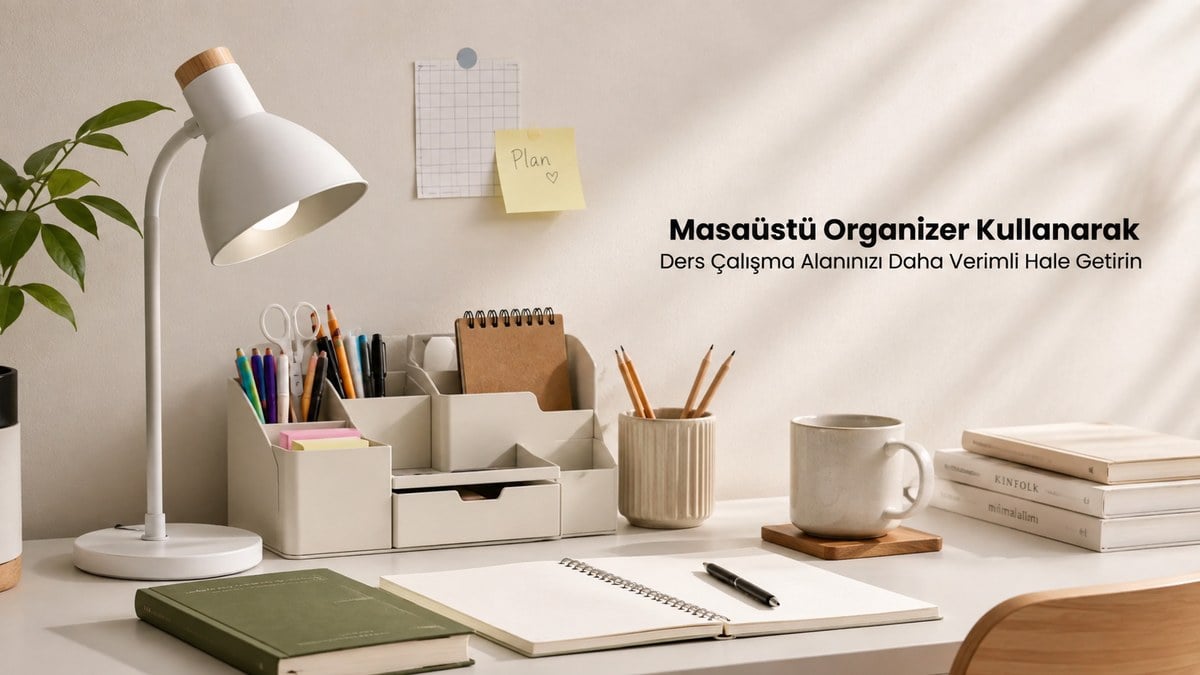 Masaüstü Organizer Kullanarak Ders Çalışma Alanınızı Daha Verimli Hale Getirin