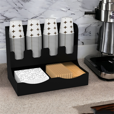 Metal Çay ve Kahve Organizasyon Karton Bardaklık Standı 8 oz